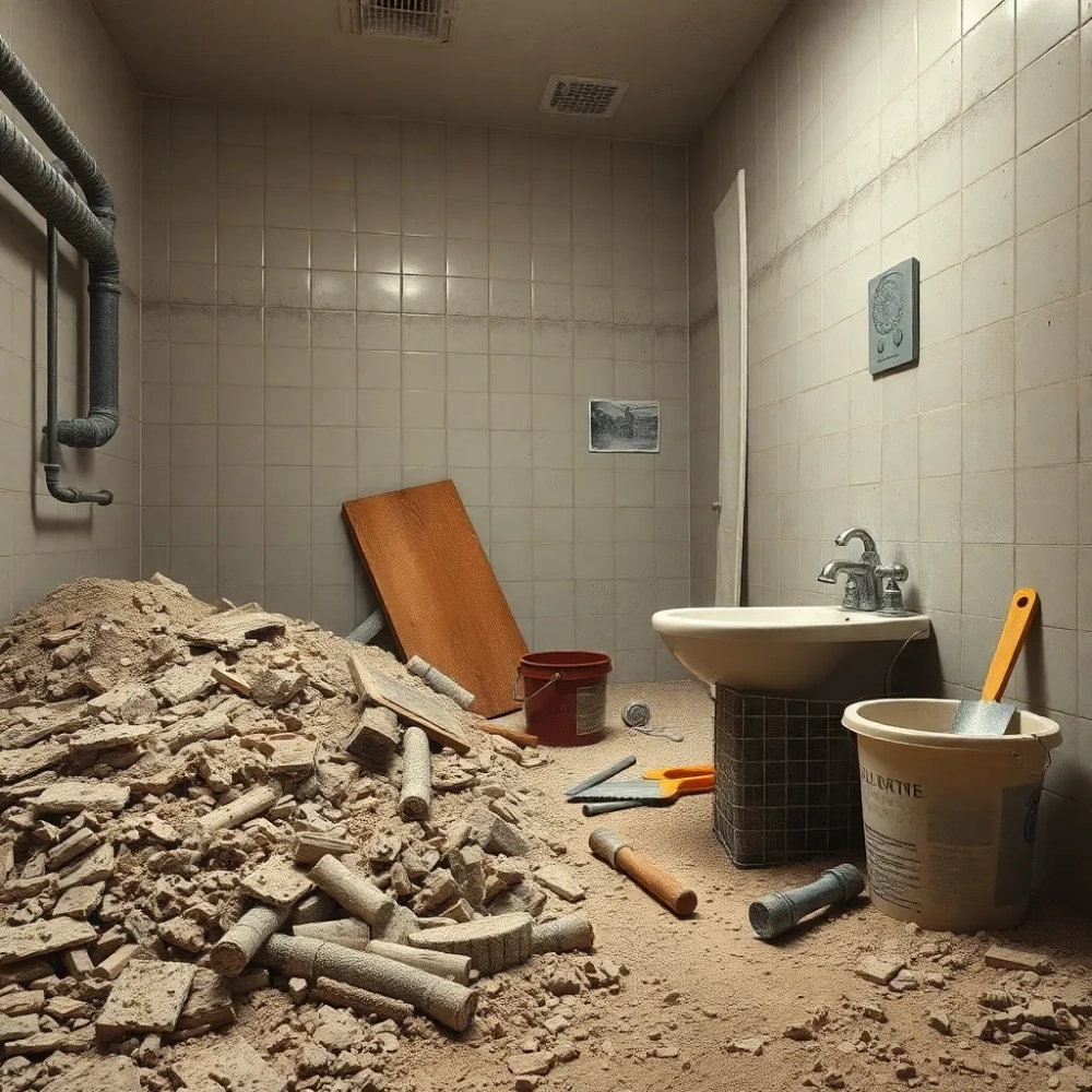 Jak przetrwać remont łazienki