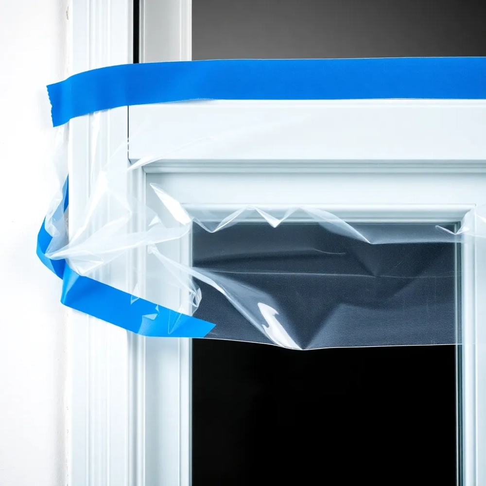 Jak zabezpieczyć okna przed remontem