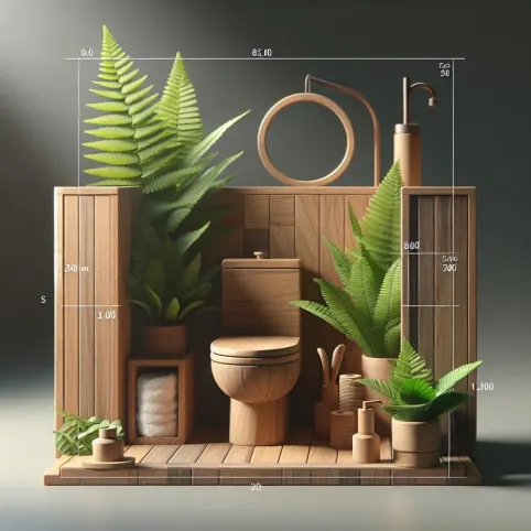 Aranżację Łazienki W Drewnie