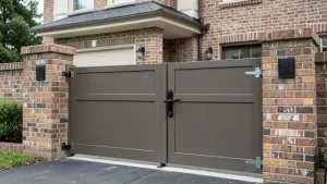 brama fasadowa montaż